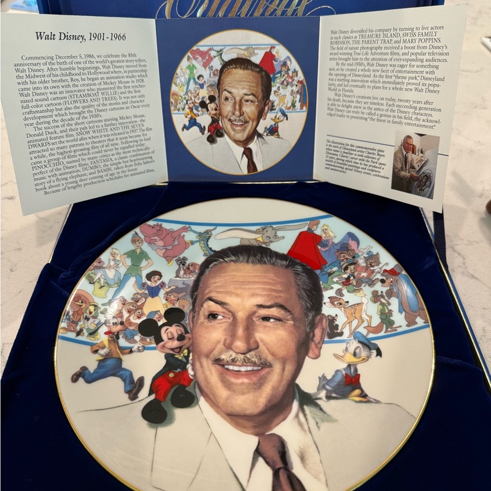 Disney Original Collector's Plate in box - Picture 2 of 10